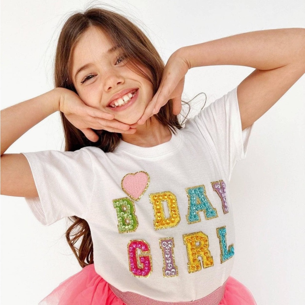 Lola + the Boys bday girl gem shirt 4